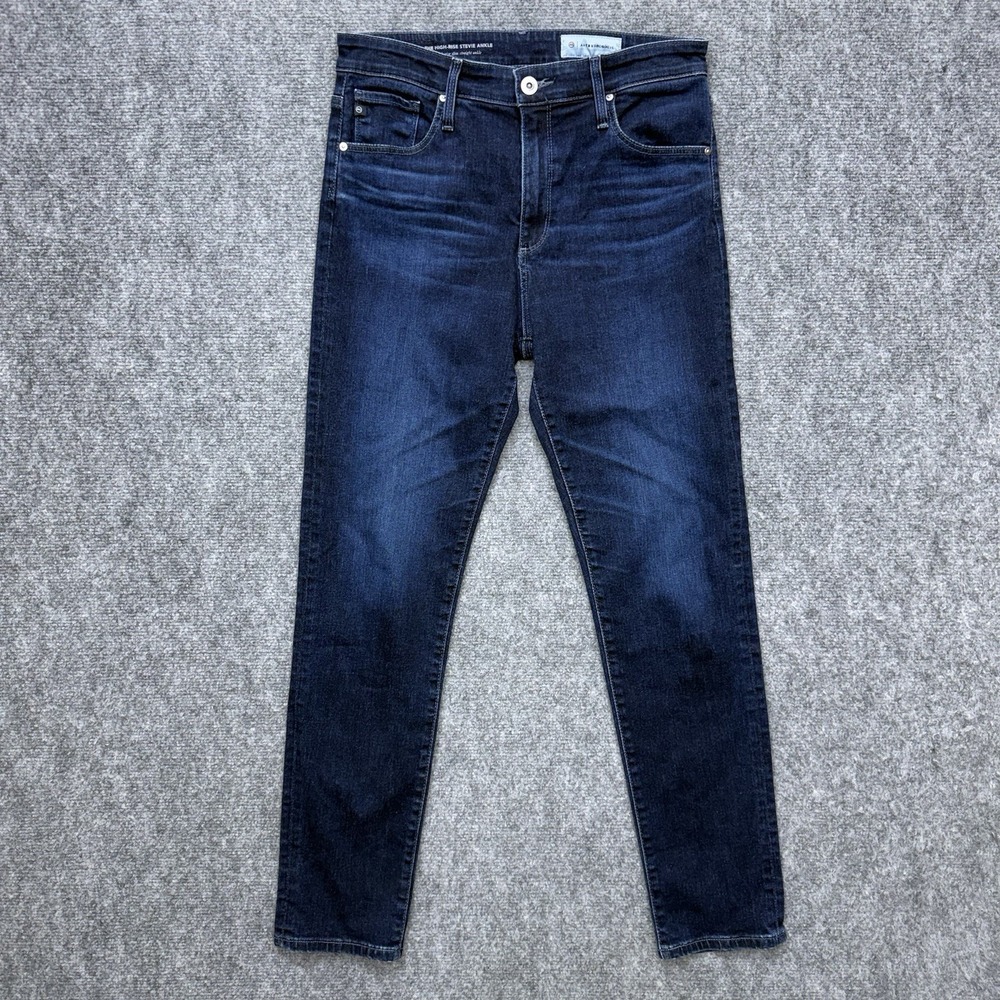 AG Anthropologie the high rise Stevie ankle jeans women's size 29R 29x29